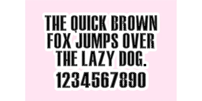Happy 2026 Font by anamalmusyaffaCreative by anamalmusyaffaCreative — Display Font — thumbnail 3