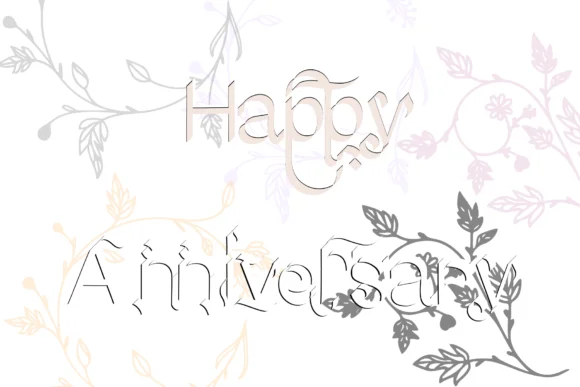 Happy Anniversary by arnon.021993 — Slab Serif Font