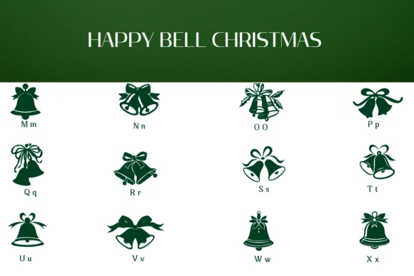 Happy Bell Christmas by Heartcraft Atelier — Dingbats Font — thumbnail 3