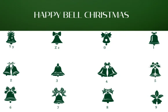 Happy Bell Christmas by Heartcraft Atelier — Dingbats Font — thumbnail 4
