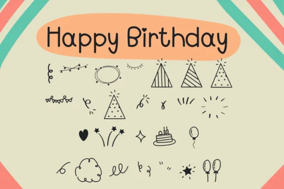 Happy Birthday by Foam-Design Store — Dingbats Font