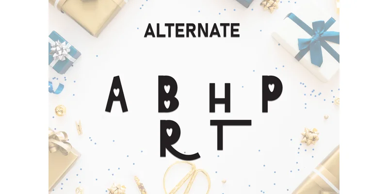 Happy Birthday Font by Robbots stores — Display Font — thumbnail 8