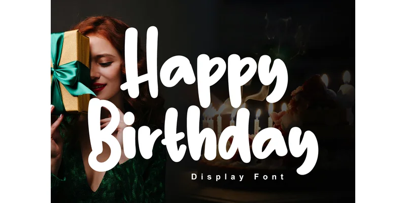 Happy Birthday Font by YanStudio by YanStudio — Display Font