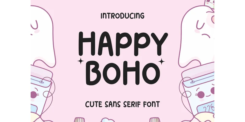 Happy Boho Font by SiapGraph — Sans Serif Font