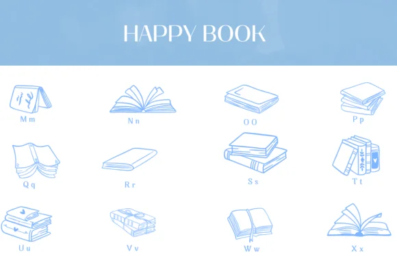 Happy Book by Heartcraft Atelier — Dingbats Font — thumbnail 4