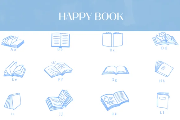 Happy Book by Heartcraft Atelier — Dingbats Font — thumbnail 5