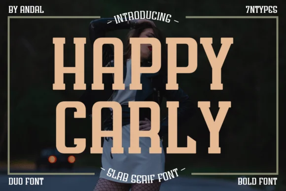 Happy Carly by Andal (7NTypes) — Slab Serif Font