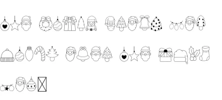 Happy Christmas by danita.kukkai — Dingbats Font — thumbnail 7