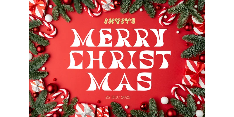 Happy Christmas Font by arnon.021993 — Display Font — thumbnail 4