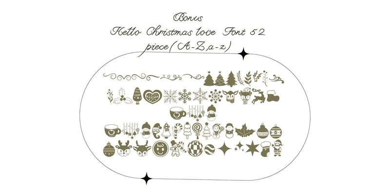Happy Christmas Font by arnon.021993 — Display Font — thumbnail 7