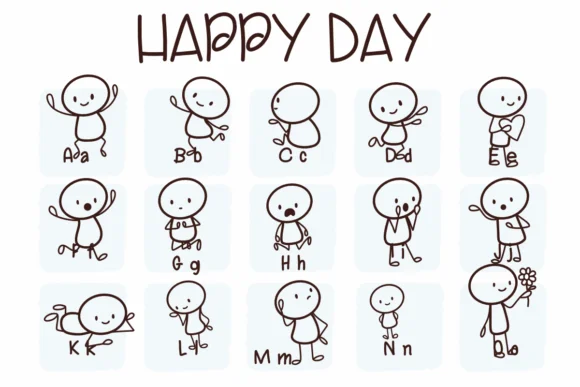 Happy Day by Sirinart — Dingbats Font — thumbnail 2