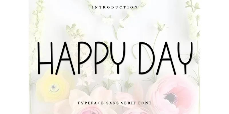 Happy Day Font by FreshTypeINK — Sans Serif Font