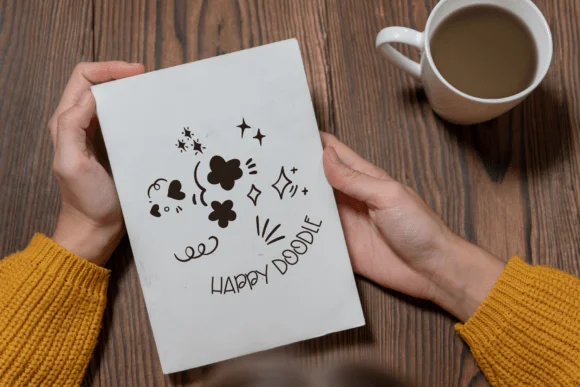 Happy Doodle by Sirinart — Dingbats Font — thumbnail 5