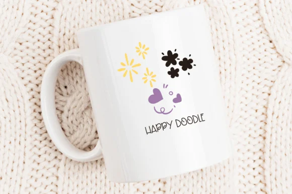 Happy Doodle by Sirinart — Dingbats Font — thumbnail 7