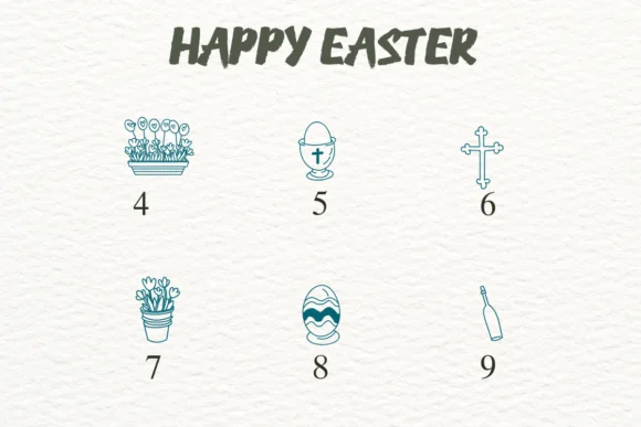 Happy Easter by Nongyao — Dingbats Font — thumbnail 4