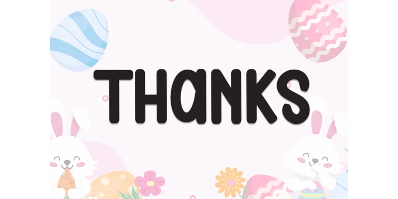Happy Easter Font by Robbots stores — Display Font — thumbnail 8