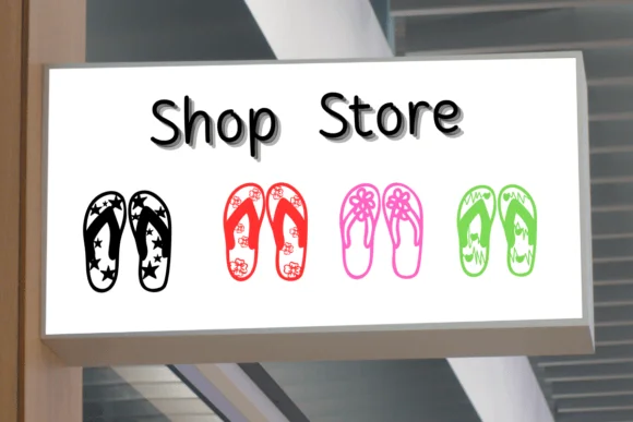 Happy Flip Flop Day by Nongyao — Dingbats Font — thumbnail 6