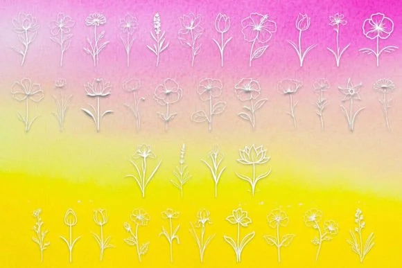 Happy Flower by MOMAT THIRTYONE — Dingbats Font — thumbnail 2
