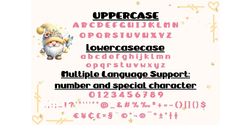 Happy Friendship Font by charmingbear59.design — Display Font — thumbnail 5