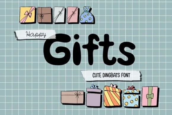 Happy Gifts by DREAMs Soul G. — Dingbats Font