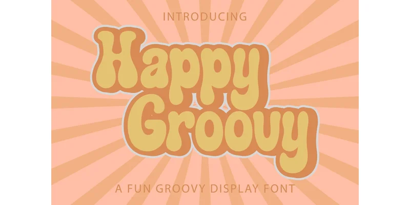 Happy Groovy Font by Kido Studio — Display Font