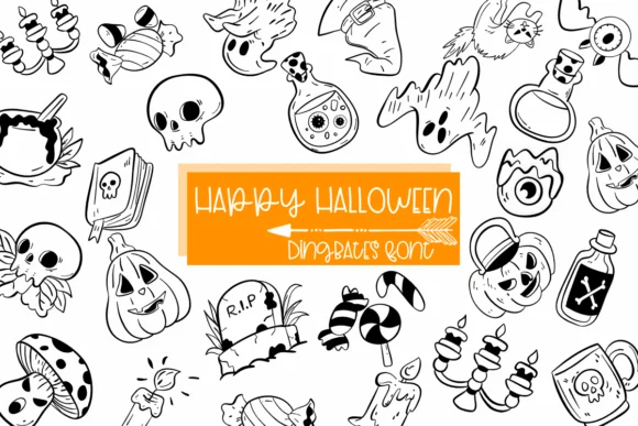 Happy Halloween by Sirinart — Dingbats Font