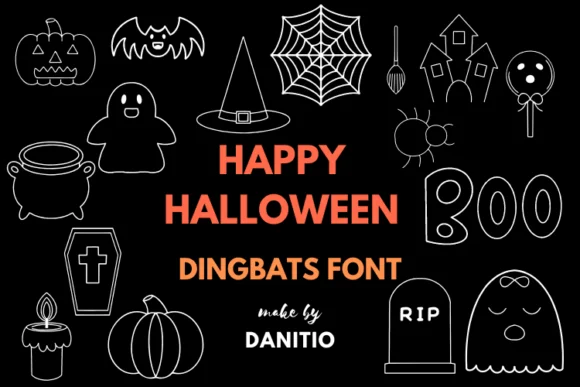Happy Halloween by danita.kukkai — Dingbats Font