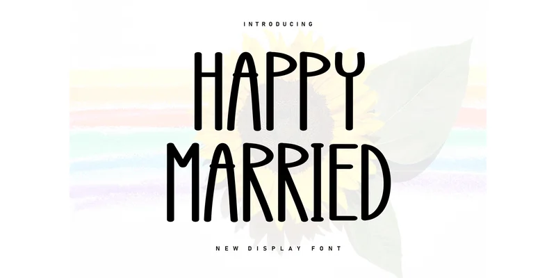 Happy Married Font by Berkah Shop — Display Font