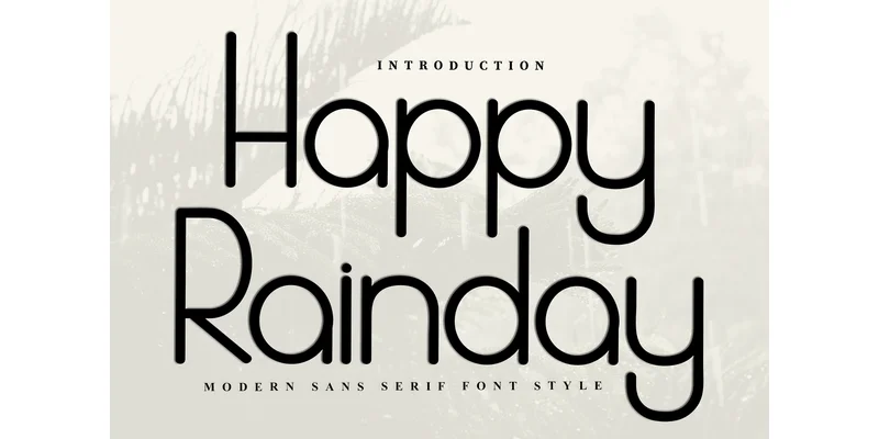 Happy Rainday Font by Inermedia STUDIO — Sans Serif Font