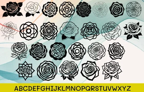 Happy Rose by MOMAT THIRTYONE — Dingbats Font — thumbnail 2