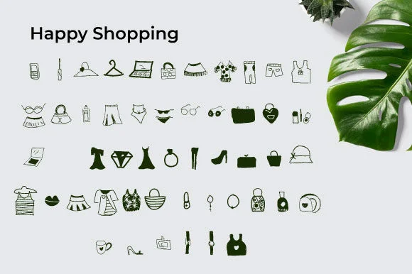 Happy Shopping by Ciriative — Dingbats Font