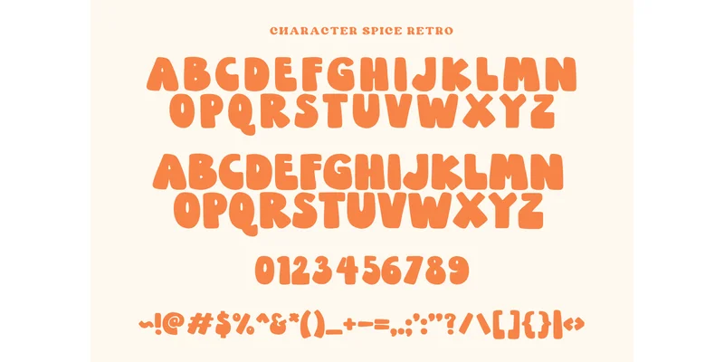 Happy Spice Font by Sakti Avellin — Display Font — thumbnail 7