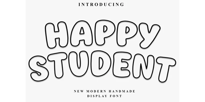 Happy Student Font by PiPi Creative — Display Font