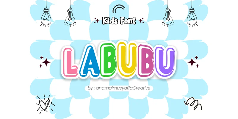 Happy Sunday Font by anamalmusyaffaCreative by anamalmusyaffaCreative — Display Font — thumbnail 2