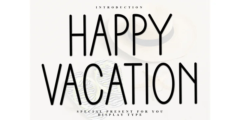 Happy Vacation Font by Inermedia STUDIO — Sans Serif Font