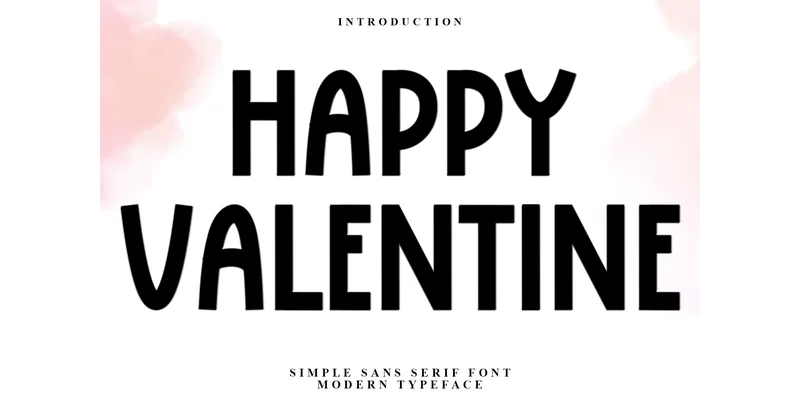 Happy Valentine Font by FreshTypeINK — Display Font