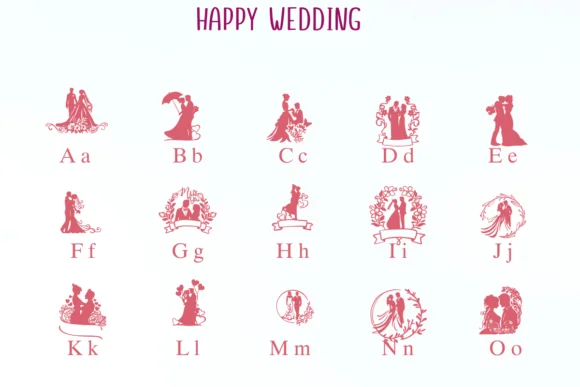 Happy Wedding by Nongyao — Dingbats Font — thumbnail 2