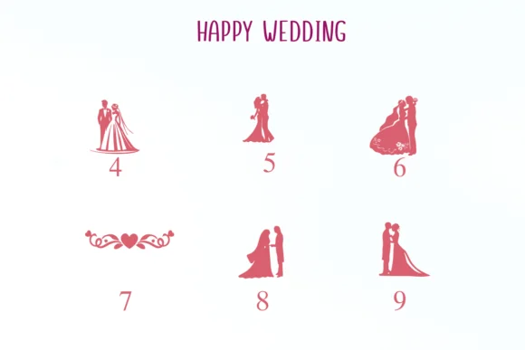 Happy Wedding by Nongyao — Dingbats Font — thumbnail 4