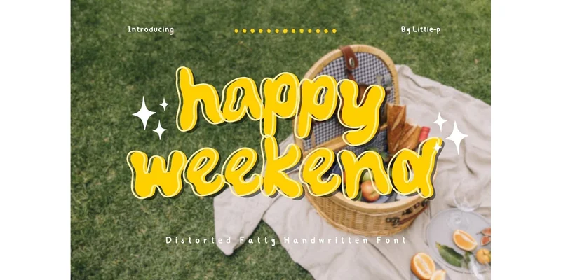 Happy Weekend Font by Issie_Studio — Display Font