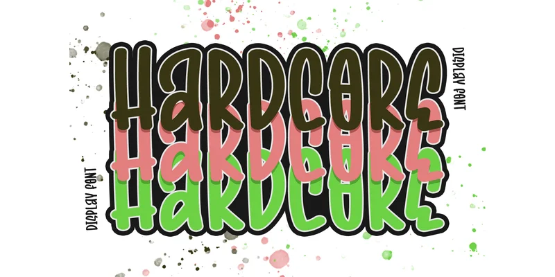 Hardcore Font by 21Design — Display Font