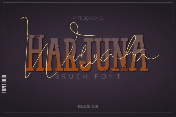 Harjuna by Mozyen Studio — Slab Serif Font