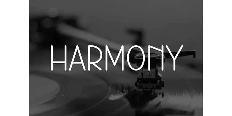 Harmony Font by erik studio — Sans Serif Font