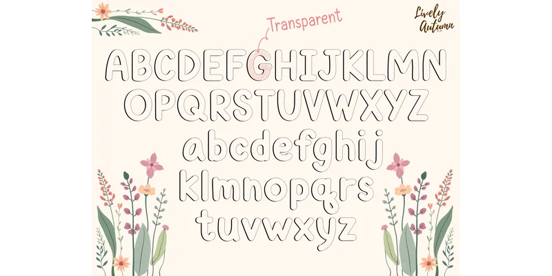 Harvest Time Font by LivelyAutumn 11.11 by LivelyAutumn 11.11 — Display Font — thumbnail 2
