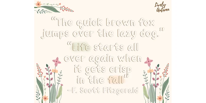 Harvest Time Font by LivelyAutumn 11.11 by LivelyAutumn 11.11 — Display Font — thumbnail 4