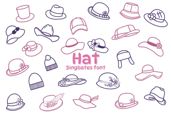 Hat by Chonada — Dingbats Font