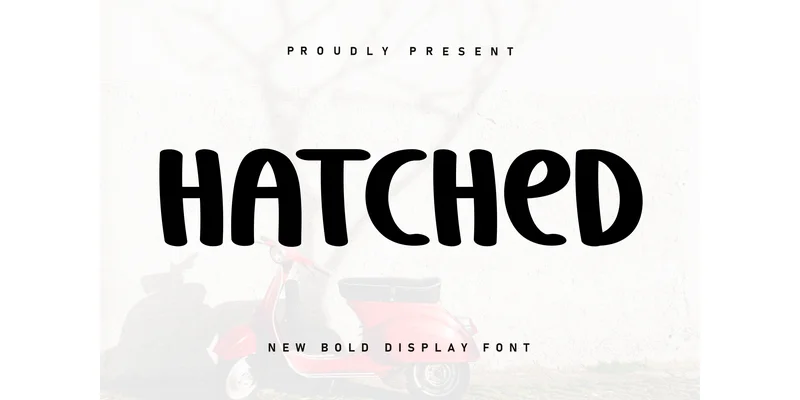 Hatched Font by Berkah Shop — Display Font