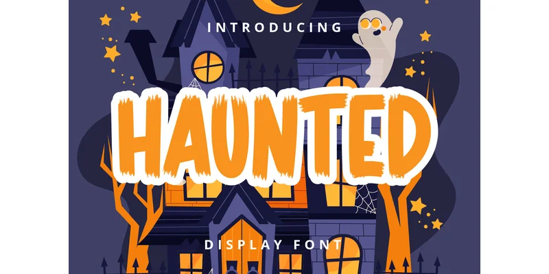 Haunted Font by Brilian — Display Font