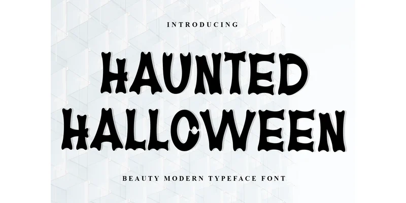 Haunted Halloween Font by PiPi Creative — Display Font