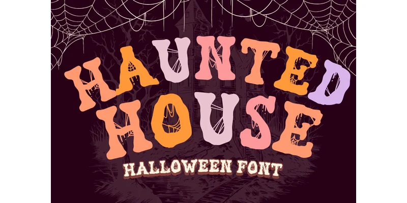 Haunted House Font by Brown Cupple Fonts by Brown Cupple Fonts — Decorative Font