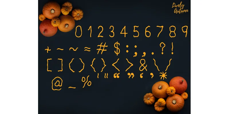 Haunted Time Font by LivelyAutumn 11.11 by LivelyAutumn 11.11 — Sans Serif Font — thumbnail 3